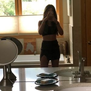 Princess Polly brown coco skirt size 2